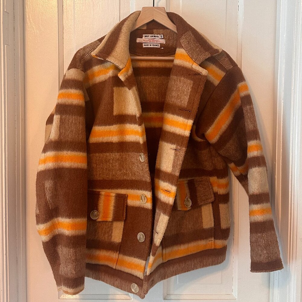 Brut Archives Orange Sweater Jacket